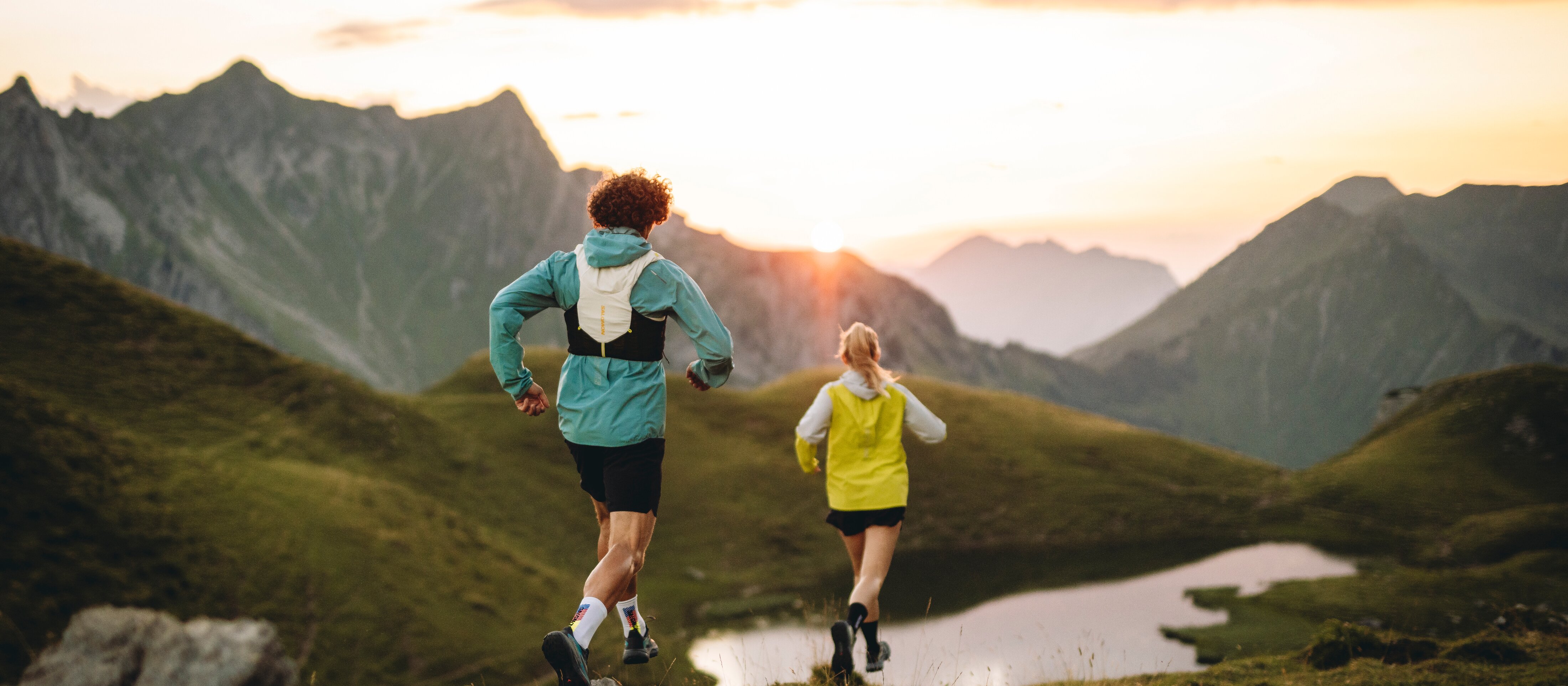 Pärchen beim Trailrunning | © Stefan Leitner