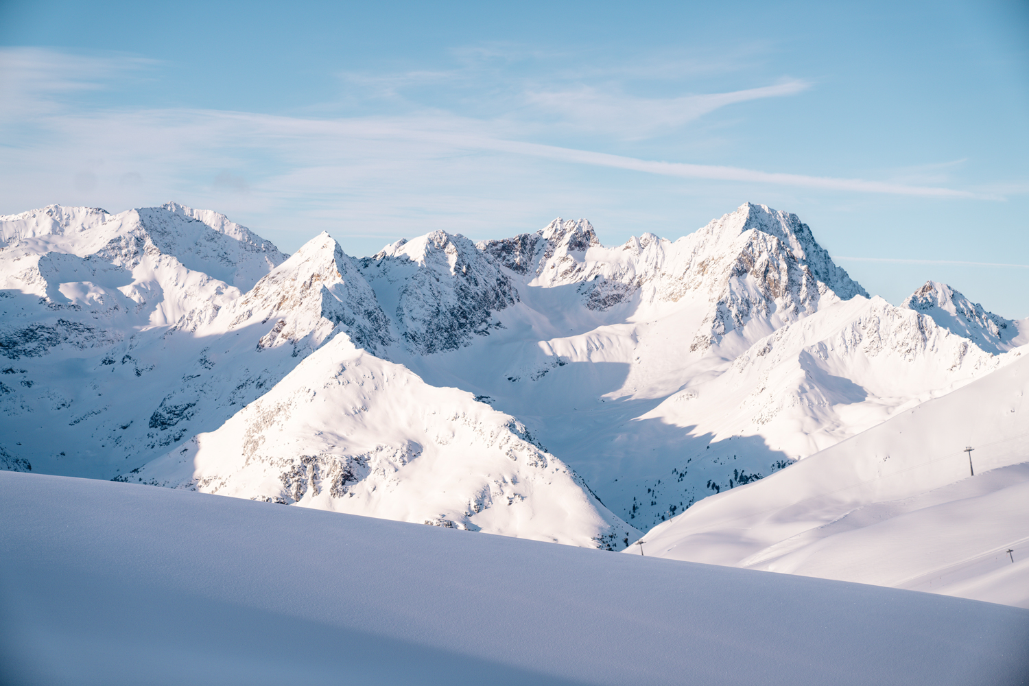 Verschneite Alpen im Winter | © Stefan Leitner